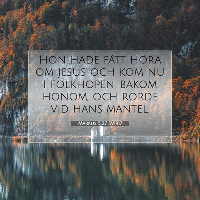 Markus 5:27 Bibelvers Förklarad