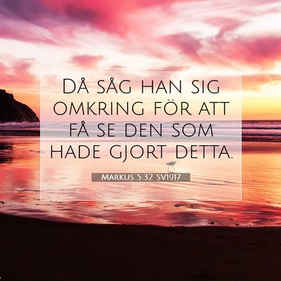 Markus 5:32 Bibelvers Förklarad