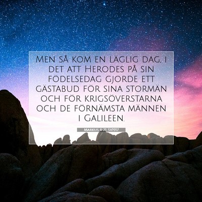 Markus 6:21 Bibelvers Förklarad