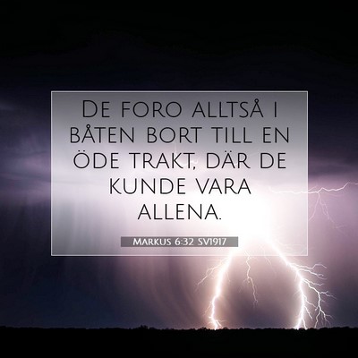 Markus 6:32 Bibelvers Förklarad