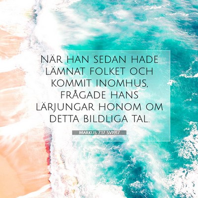 Markus 7:17 Bibelvers Förklarad