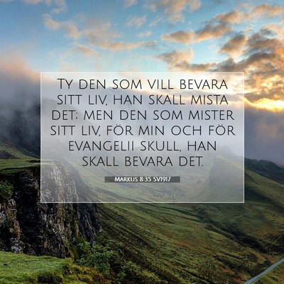 Markus 8:35 Bibelvers Förklarad
