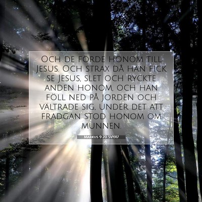 Markus 9:20 Bibelvers Förklarad