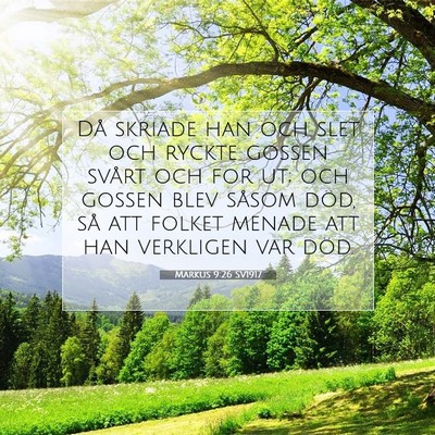Markus 9:26 Bibelvers Förklarad