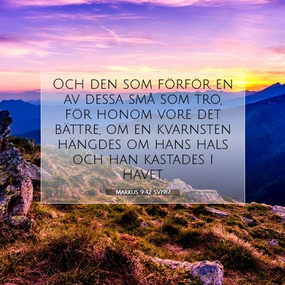 Markus 9:42 Bibelvers Förklarad