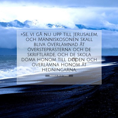 Markus 10:33 Bibelvers Förklarad