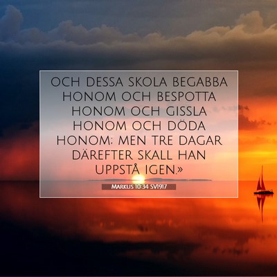 Markus 10:34 Bibelvers Förklarad