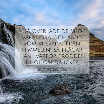 Markus 11:31 SV1917 Bild av bibelvers