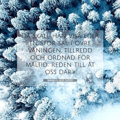 Markus 14:15 Bibelvers Förklarad