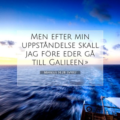 Markus 14:28 Bibelvers Förklarad