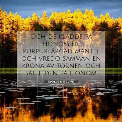 Markus 15:17 Bibelvers Förklarad
