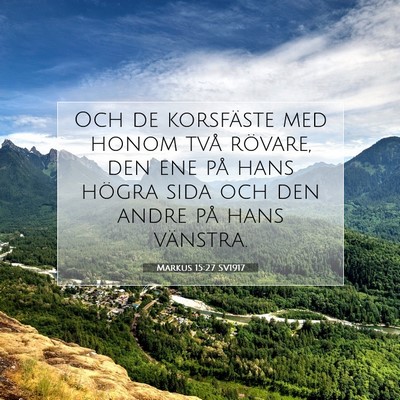 Markus 15:27 Bibelvers Förklarad