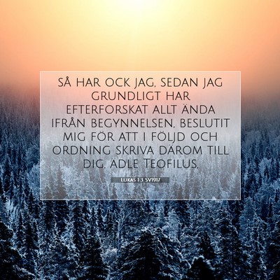 Lukas 1:3 Bibelvers Förklarad