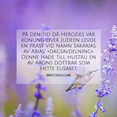 Lukas 1:5 Bibelvers Förklarad