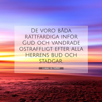 Lukas 1:6 Bibelvers Förklarad