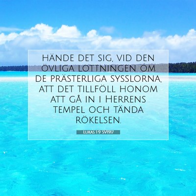 Lukas 1:9 Bibelvers Förklarad