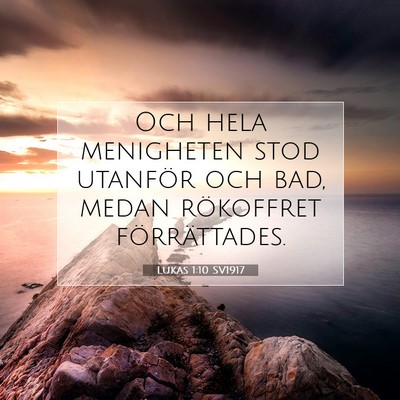 Lukas 1:10 Bibelvers Förklarad