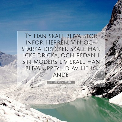 Lukas 1:15 Bibelvers Förklarad