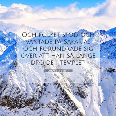 Lukas 1:21 Bibelvers Förklarad
