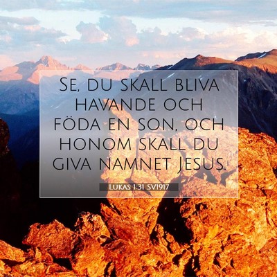 Lukas 1:31 Bibelvers Förklarad