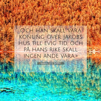Lukas 1:33 Bibelvers Förklarad