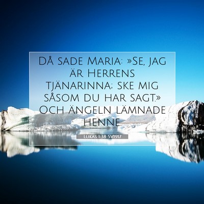 Lukas 1:38 Bibelvers Förklarad