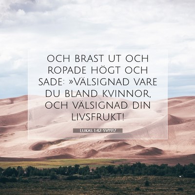 Lukas 1:42 Bibelvers Förklarad