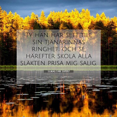 Lukas 1:48 Bibelvers Förklarad