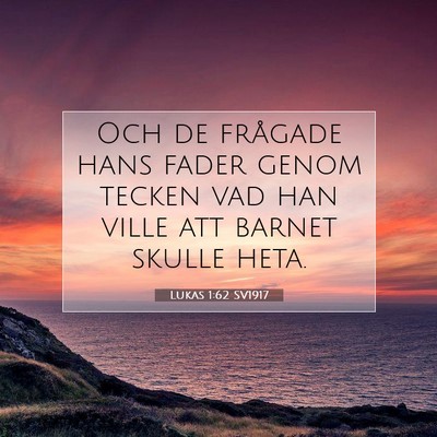 Lukas 1:62 Bibelvers Förklarad