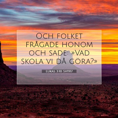Lukas 3:10 Bibelvers Förklarad