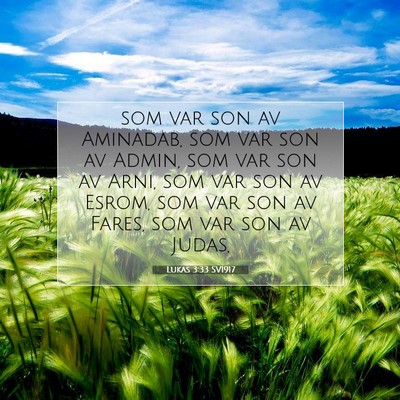 Lukas 3:33 Bibelvers Förklarad