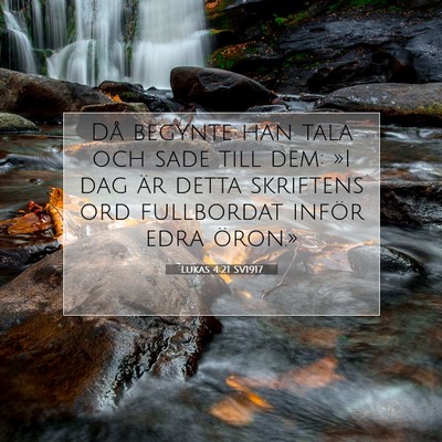 Lukas 4:21 Bibelvers Förklarad