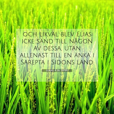 Lukas 4:26 Bibelvers Förklarad