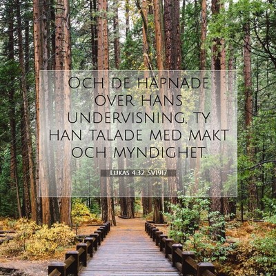 Lukas 4:32 Bibelvers Förklarad