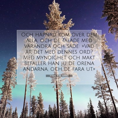 Lukas 4:36 Bibelvers Förklarad