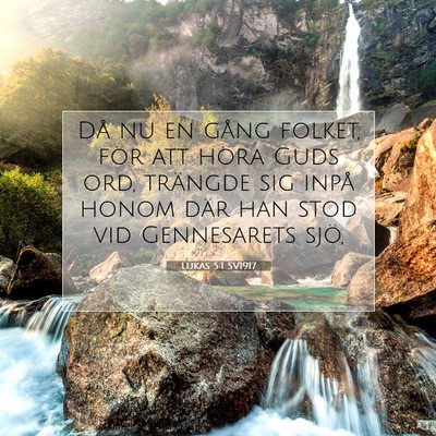 Lukas 5:1 Bibelvers Förklarad