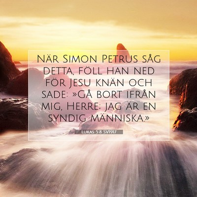 Lukas 5:8 Bibelvers Förklarad