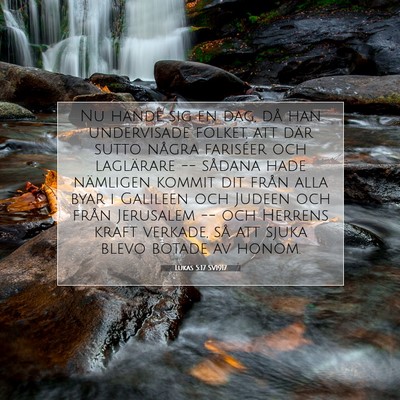 Lukas 5:17 Bibelvers Förklarad