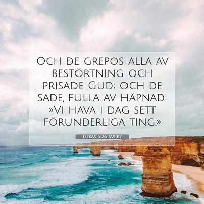 Lukas 5:26 Bibelvers Förklarad