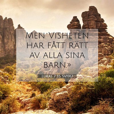 Lukas 7:35 Bibelvers Förklarad