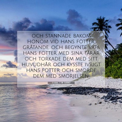 Lukas 7:38 Bibelvers Förklarad
