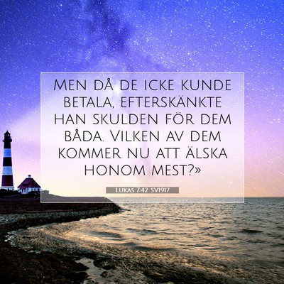 Lukas 7:42 Bibelvers Förklarad