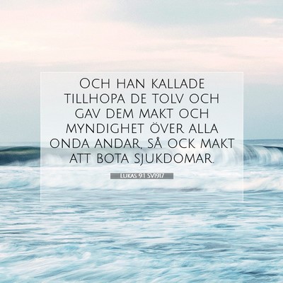 Lukas 9:1 SV1917 Bild av bibelvers