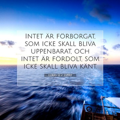 Lukas 12:2 SV1917 Bild av bibelvers