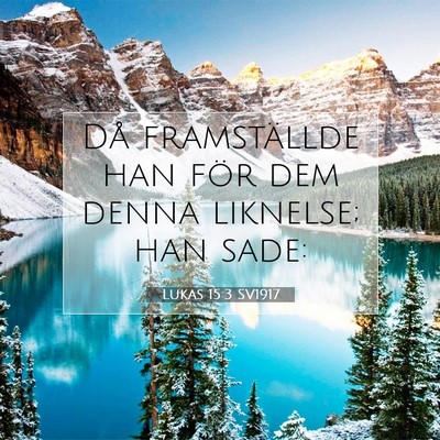 Lukas 15:3 Bibelvers Förklarad