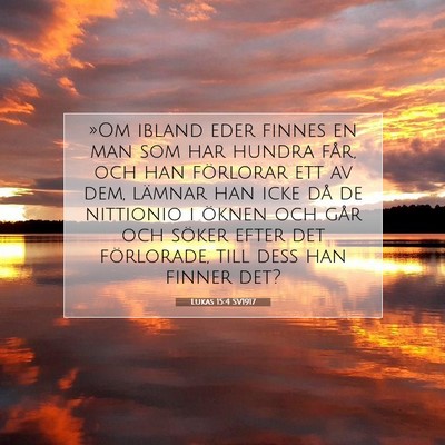 Lukas 15:4 Bibelvers Förklarad