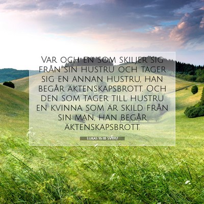 Lukas 16:18 Bibelvers Förklarad
