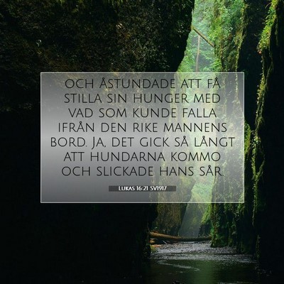 Lukas 16:21 Bibelvers Förklarad