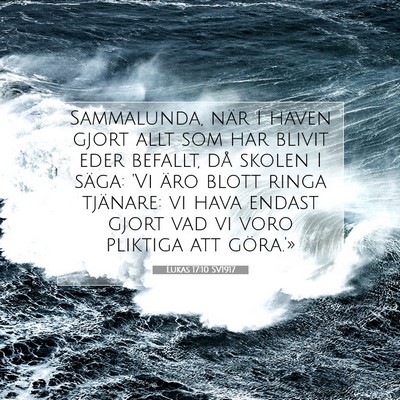 Lukas 17:10 Bibelvers Förklarad