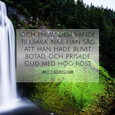 Lukas 17:15 Bibelvers Förklarad